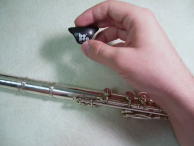 the Bo-Pep Flute Finger Rest
